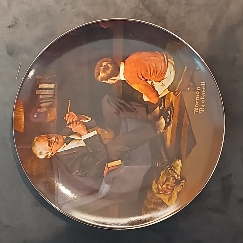Bradford Exchange "The Tycoon" Rockwell Heritage Co…
